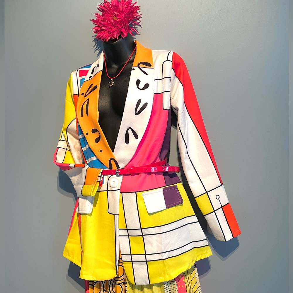 Suvimuga Abstract Blazer - Picture 5 of 12